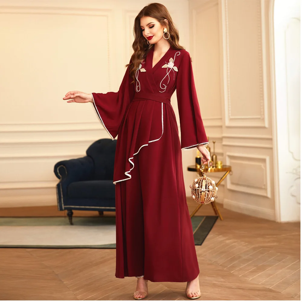 Kaftan Abaya Dubai Turkey Muslim Fashion Dress Islam Clothing Maxi Dresses Abayas For Women Robe Longue Femme Musulman Vestidos