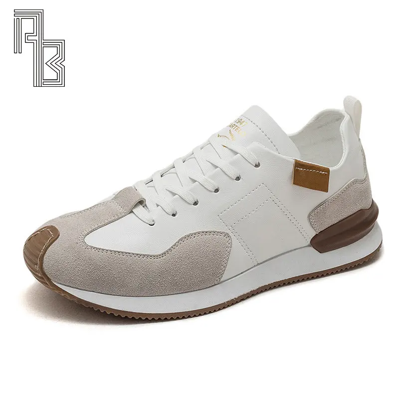 

AB Casual Men's Shoe Sport Breathable Fashion Platform Shoe Trend Joker Soft-soled Light Sneakers Be Non-slip Flat Shoes for Men