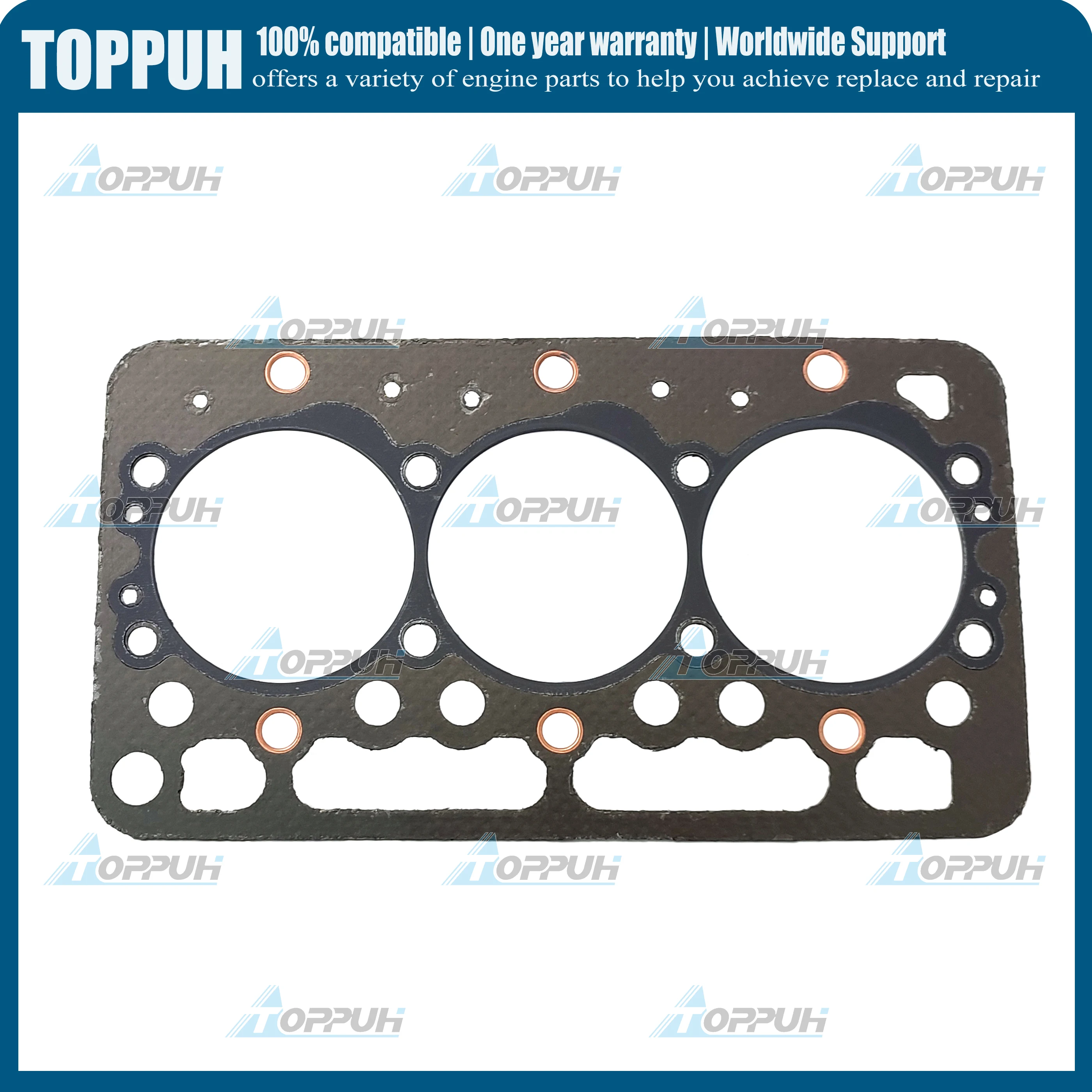 

New D722 Cylinder Head Gasket (Graphite) For Kubota For Bobcat D782 3D66 16871-03310 1687103310 16871-0331-1