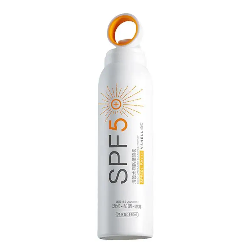

Body Mist Sunscreen Spray 150g SPF50 Ultra Sheer Moisturizing Face Essence Paraben Free Reef Safe Ultra Sheer Moisturizing Face