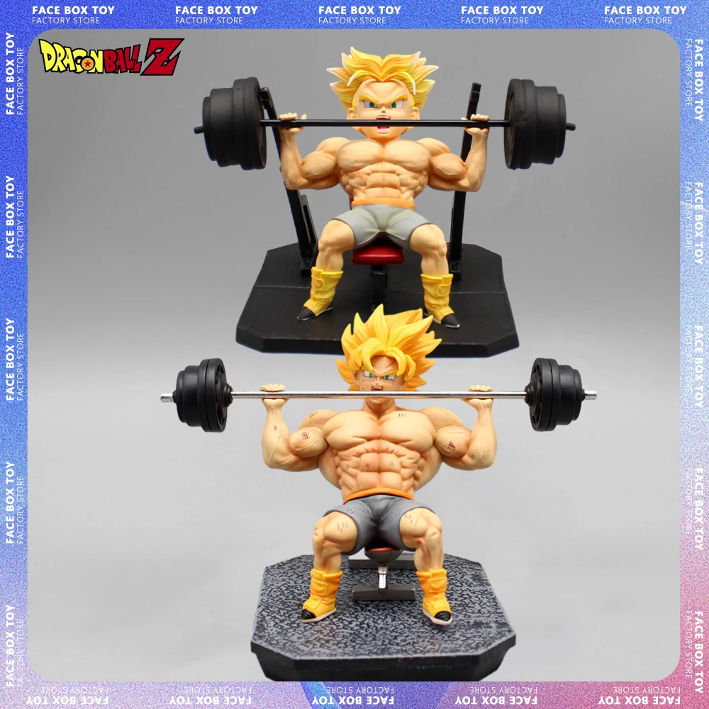 

15cm Dragon Ball Anime Figure Muscle Son Goku Figures Super Saiyan Goku GK Figurine PVC Statue Model Doll Collectible Toy Gifts