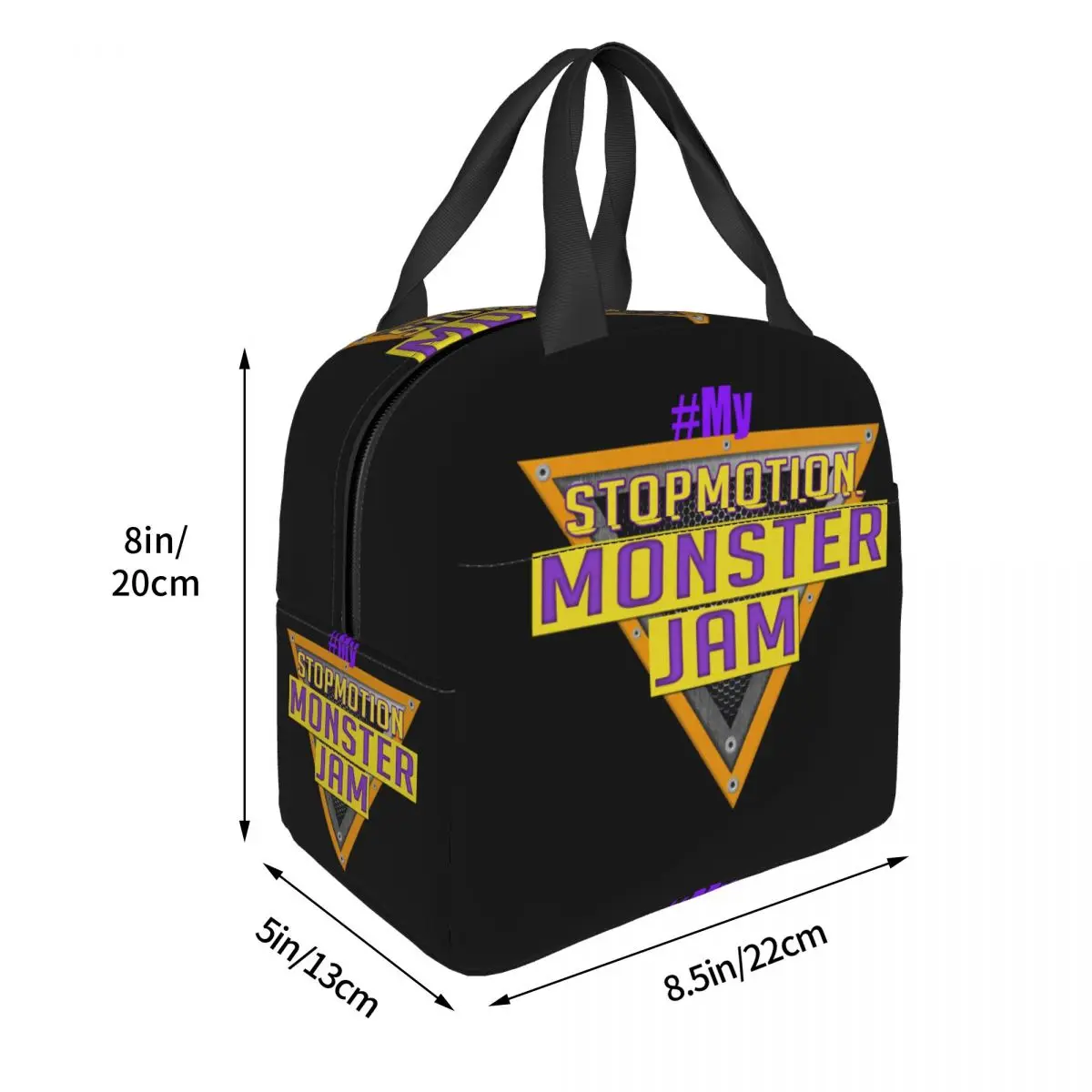 Изолированная сумка для ланча Monster Jam охлаждающий мешок ланч-контейнер