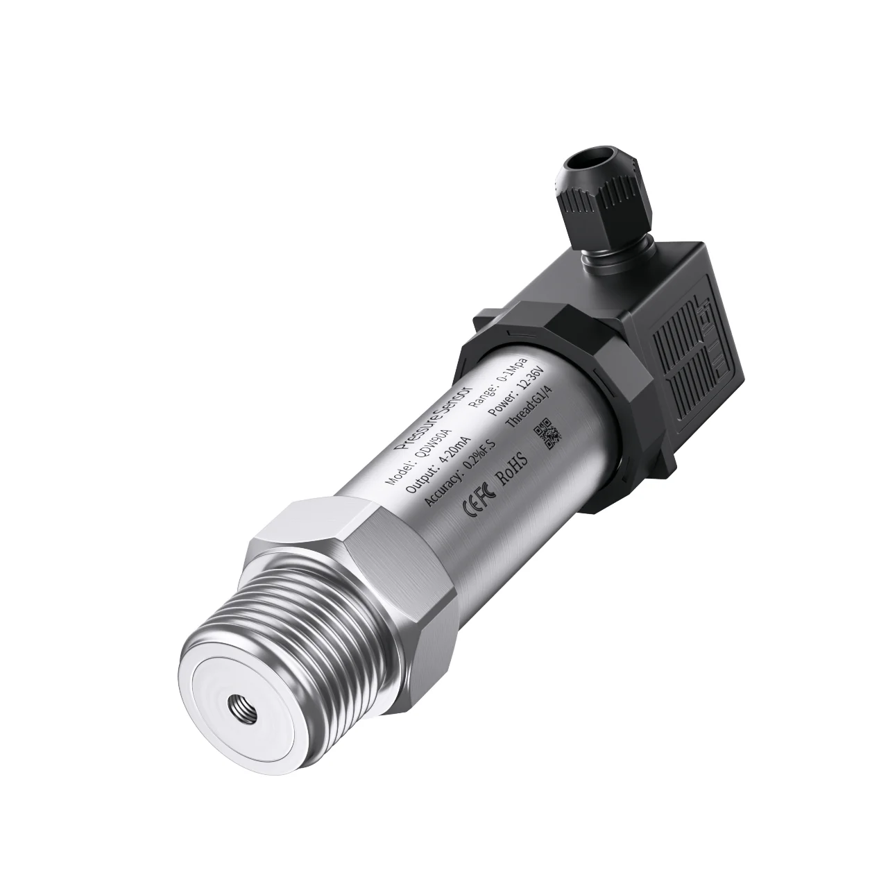 4-20mA 1bar 10bar 2.5Mpa 20kpa Pressure Sensor Transmitter Water Gas Oil Liquid 0-3.3V RS485 Output