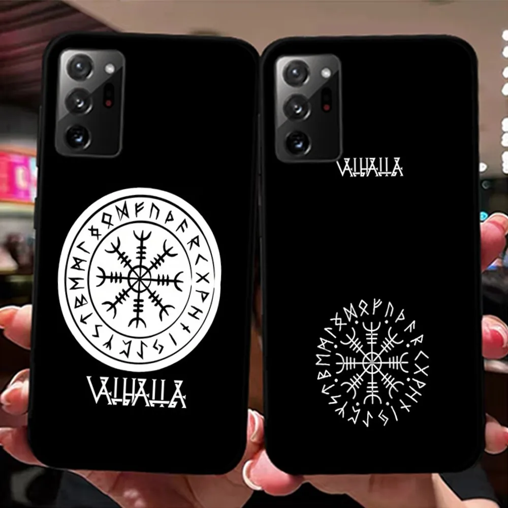 Чехол для телефона с логотипом V-Viking V-Vegvisir Samsung Note 8 9 10 20 pro plus lite M 11 30 21 31 51 A 22 42 02 03