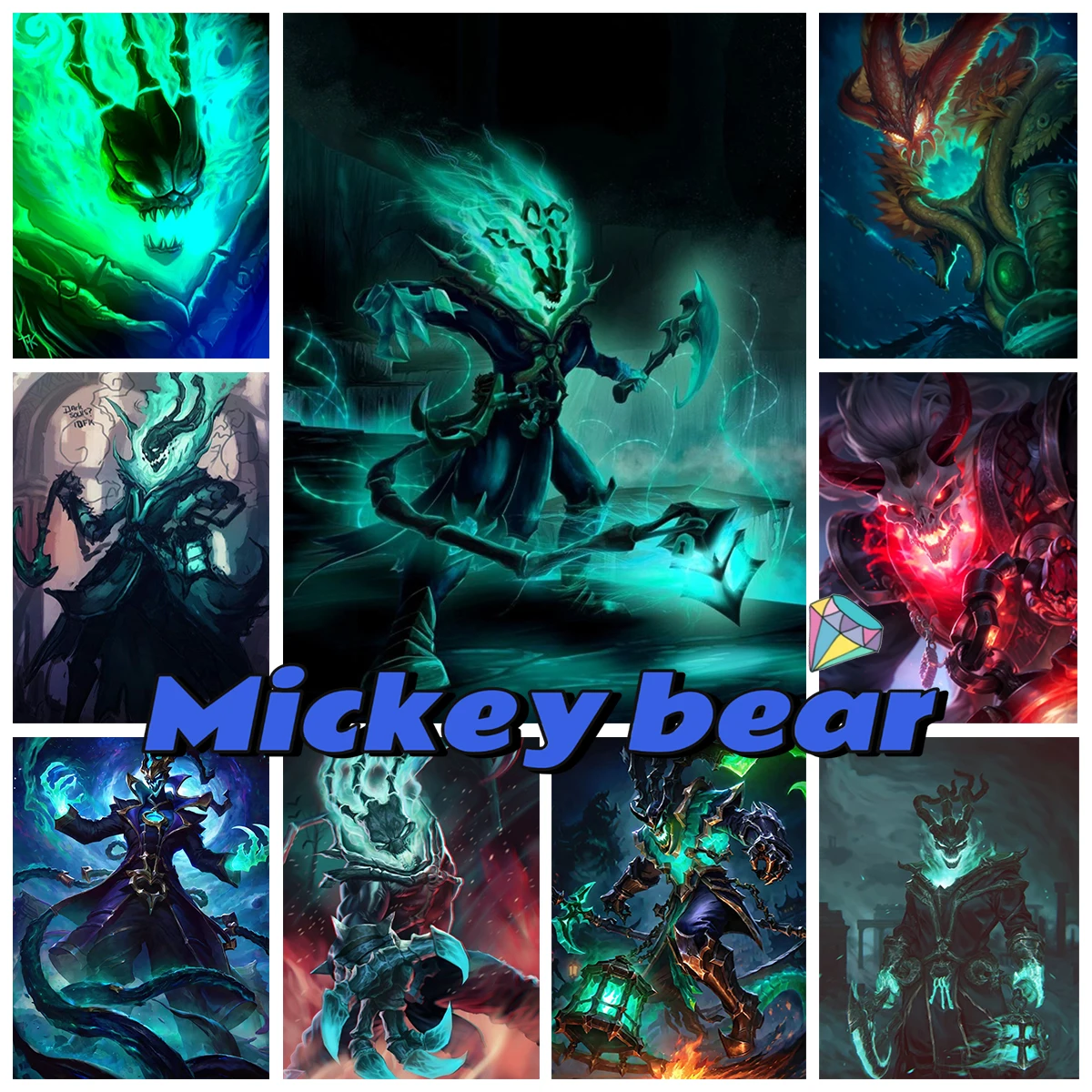 LoL Hero комплект алмазной живописи Свежая картина Diy Алмазная вышивка MOBA игровые