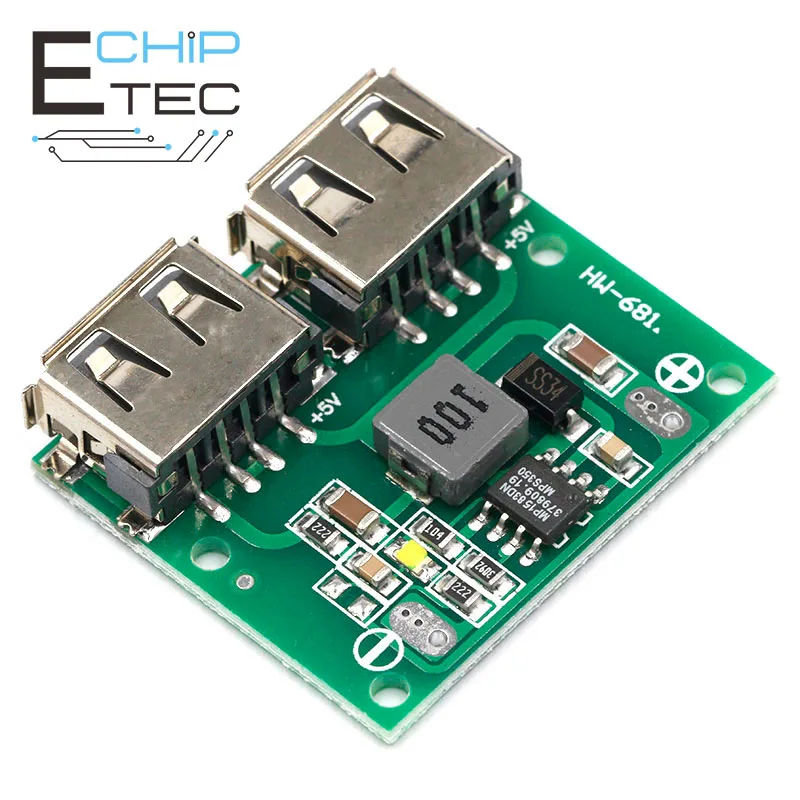 

9V 12V 24V to 5V DC-DC Buck Charger Power Module Dual USB Output 3A Car Charger Voltage Regulator 6-26V