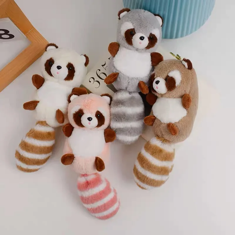 

16CM Plush Red Panda Doll Backpack Pendant Plush Toy Cartoon Key Ring Simulation Small Decoration Activity Gift Plush Red Panda