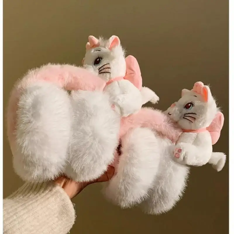 Плюшевый зимний ветрозащитный и незамерзающий защитный чехол для ушей Aristocats Marie