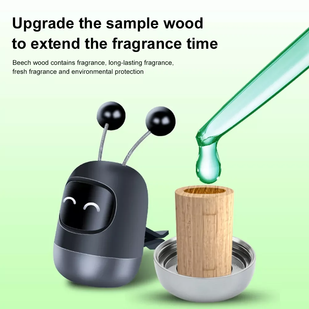 

Car Perfumes Fragrances Air Vent Freshener Diffuser Solid Parfum Cute Robot Flavoring For Smell in Car Interior Decorate