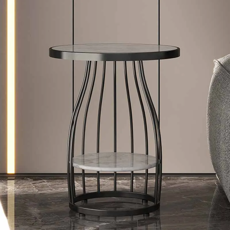 

Design Luxury Side Table Desk Metal Iron Italian Modern Unique Side Table Living Room Premium Stolik Kawowy House Accessories