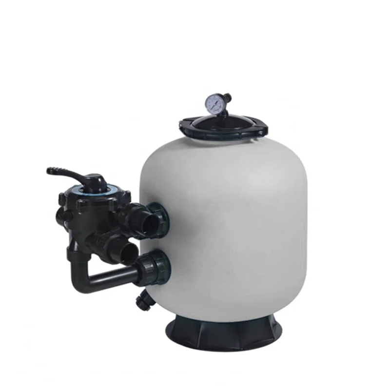 

Swimming pool sand filter with backwash valve, glass fiber sand filter with automatic backwash function can be added