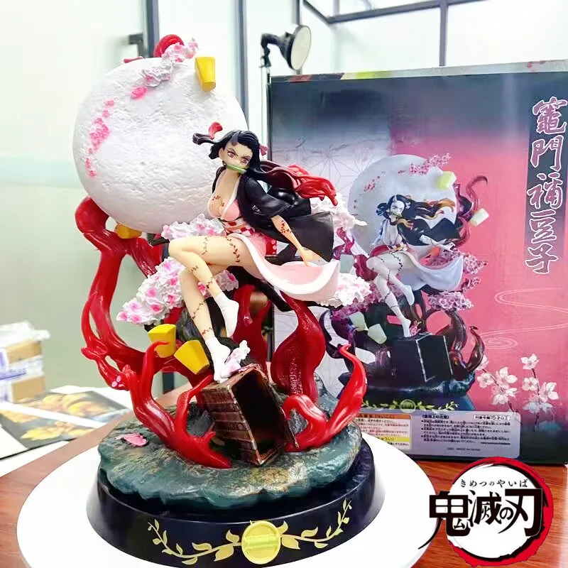 

31 см фигурка рассекающего демонов Gk Komamon Nezuko, статуя, экшн-фигурка из ПВХ, Коллекционная модель, украшение комнаты, подарки на день рождения, Новинка