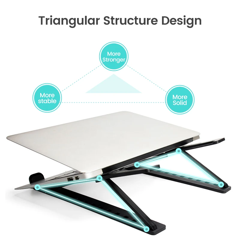 Olaf Складная подставка для ноутбука портативный держатель 10 скоростей