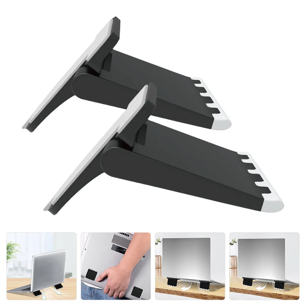 

Laptop Riser Notebook Desk Stand Holder Computer Cooling Stands Table Support Bracket Wooden Cool Desktop Rack Wood Mount
