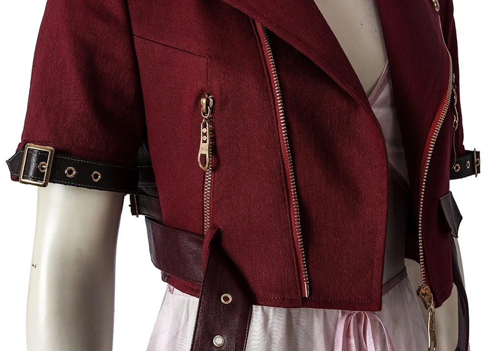 Пиджак для косплея Game FF7 Aerith gainsborо костюм Хэллоуина карнавала финальной фантазии