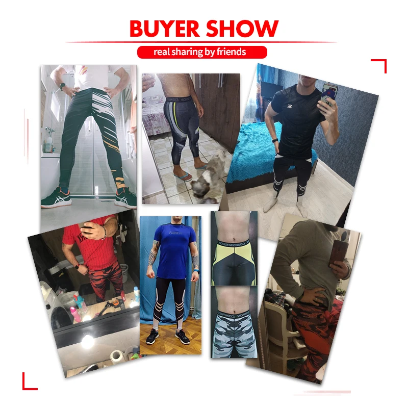 Compression Men's Leggings Fitness Quick-drying Sports Gym Tights Men Running Stretchy Bodybuilding Jogging Pants Rash Guard