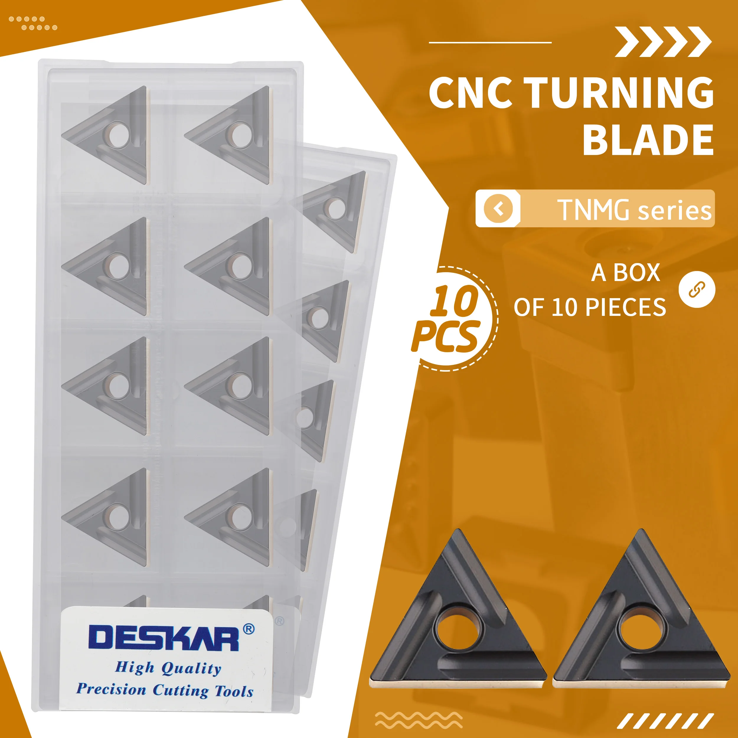 

TNMG160404L-S TNMG160408L-S LF9218 High quality Turning inserts CNC metal lathe tools Carbide alloy blades For steel processing