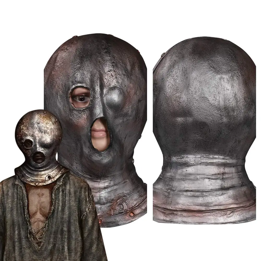 

Elden Ring Prisoner Mask Cosplay Latex Masks Helmet Masquerade Halloween Party Costume Props