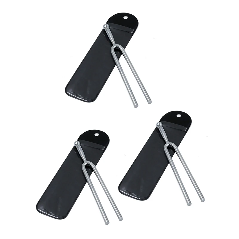 

3X Tuning Fork With Soft Shell Case, Standard A 440 Hz
