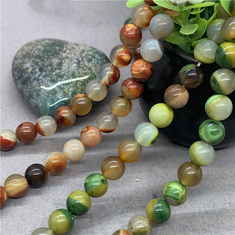 

Wholesale Natural Beads Loose Spacer Onyx Bead for Jewelry Making