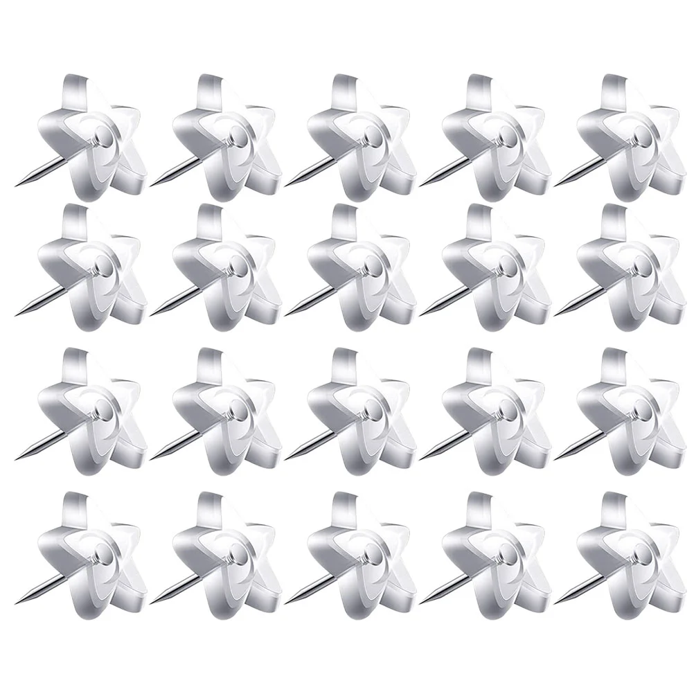 

200pcs The Cork Board For Office Decoreations Cork Board Map For Wall Clear Thumb Tacks Star Pin Thumb Tacks For