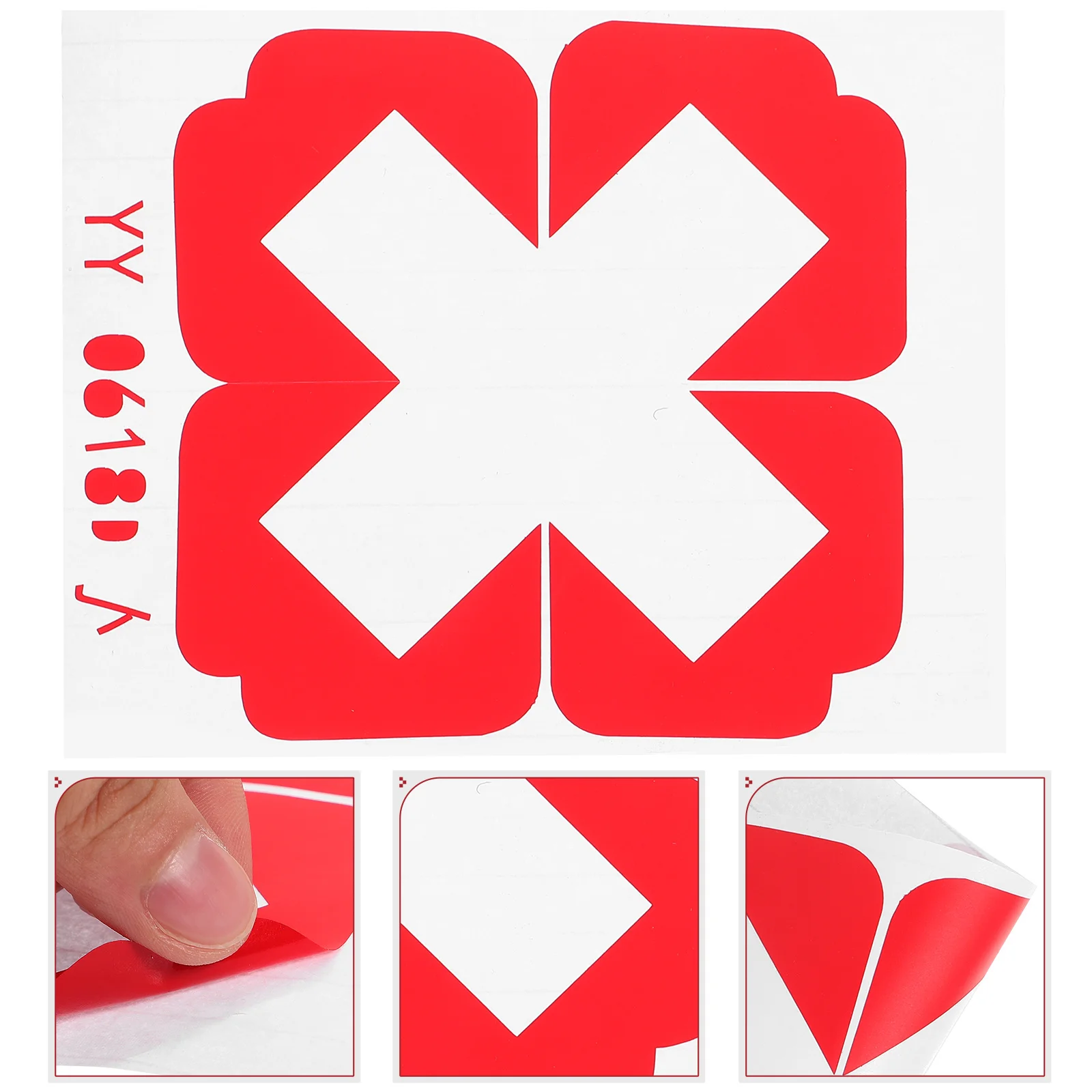 

First Aid Kit Decor Symbol Decals The Cross Ambulance Safety Stickers Pvc