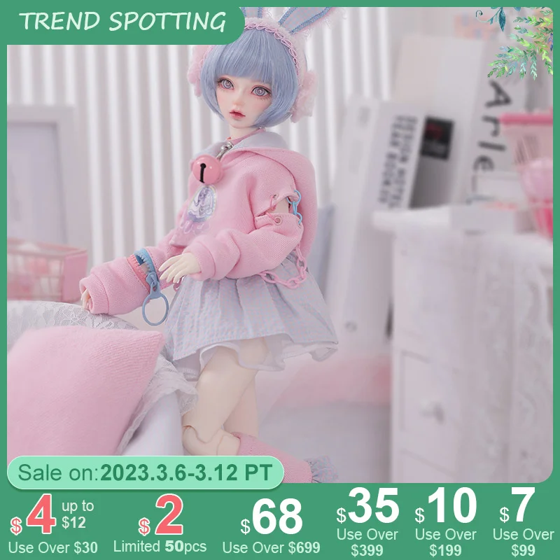 Шарнирная кукла мийн из смолы с ангелом 1/4 шарнирная минифи сказочной страны