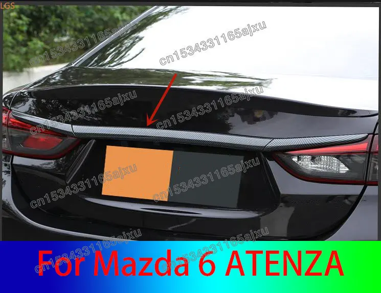 

Высококачественная хромированная Декоративная полоса из АБС-пластика для багажника, отделка задней двери, украшение против царапин, Стайлинг автомобиля для Mazda 6 ATENZA 2014-2020