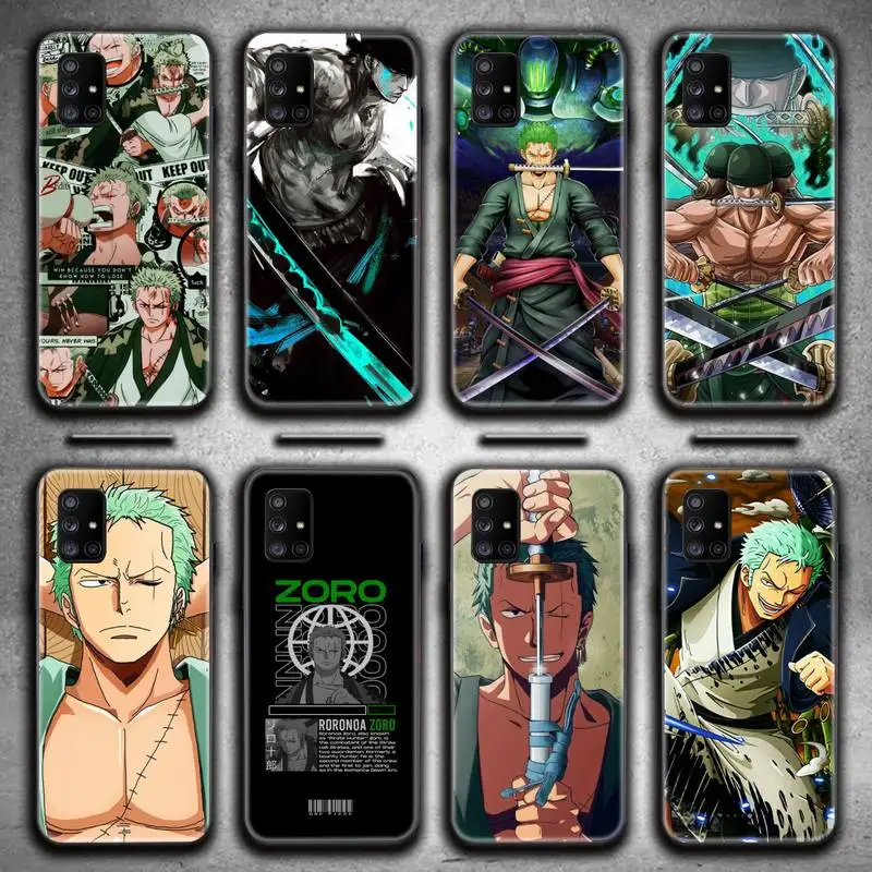 

Roronoa Zoro Phone Case For Samsung Galaxy A52 A21S A02S A12 A31 A81 A10 A30 A32 A50 A80 A71 A51 5G