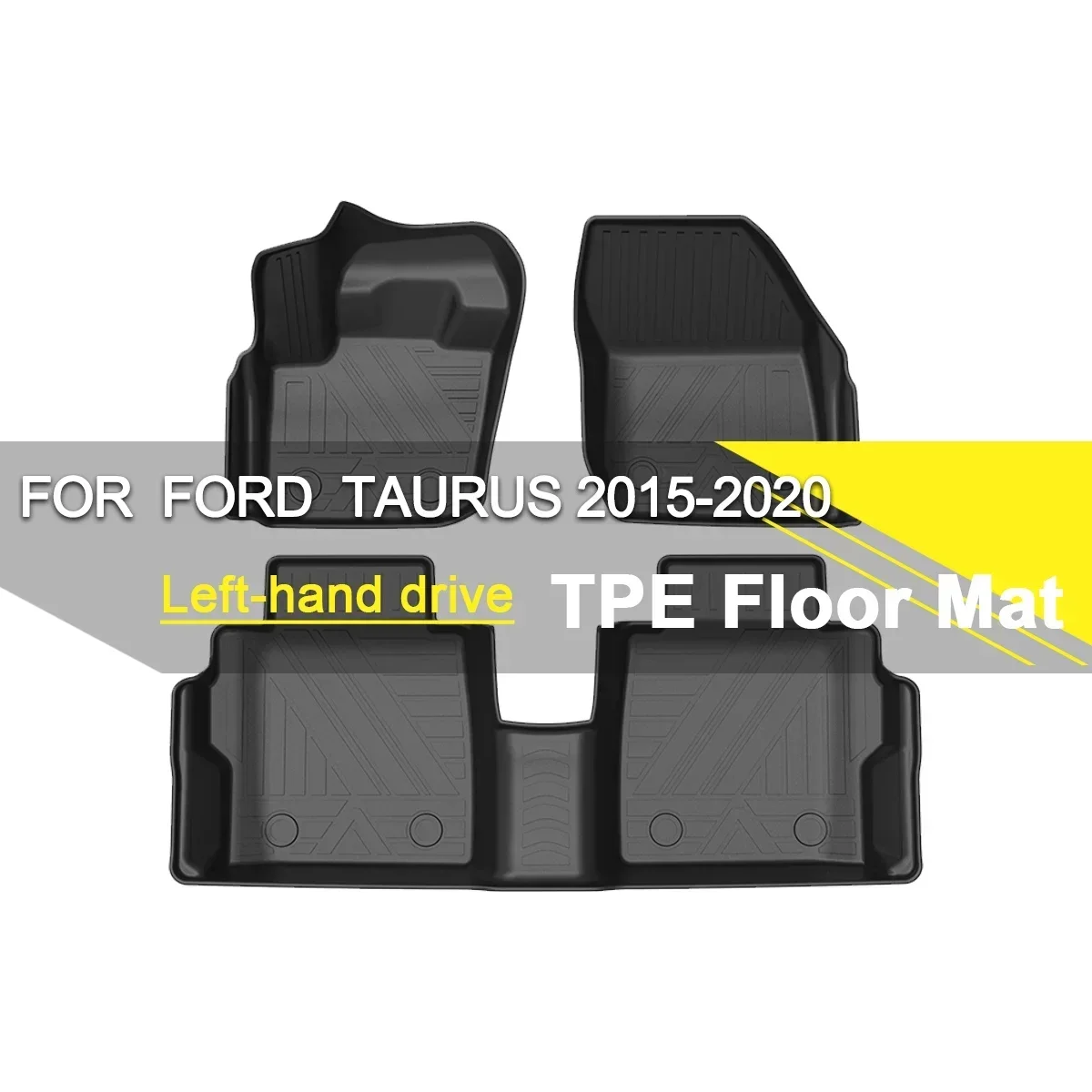 Автомобильный напольный коврик из термопластичного эластомера резиновый