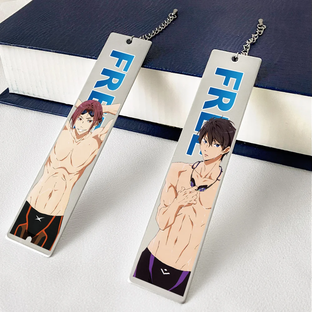 

Аниме бесплатно! Закладка Рин масуока рюгазаки Рей из нержавеющей стали, креативные закладки 2202, канцелярские принадлежности, фигурка