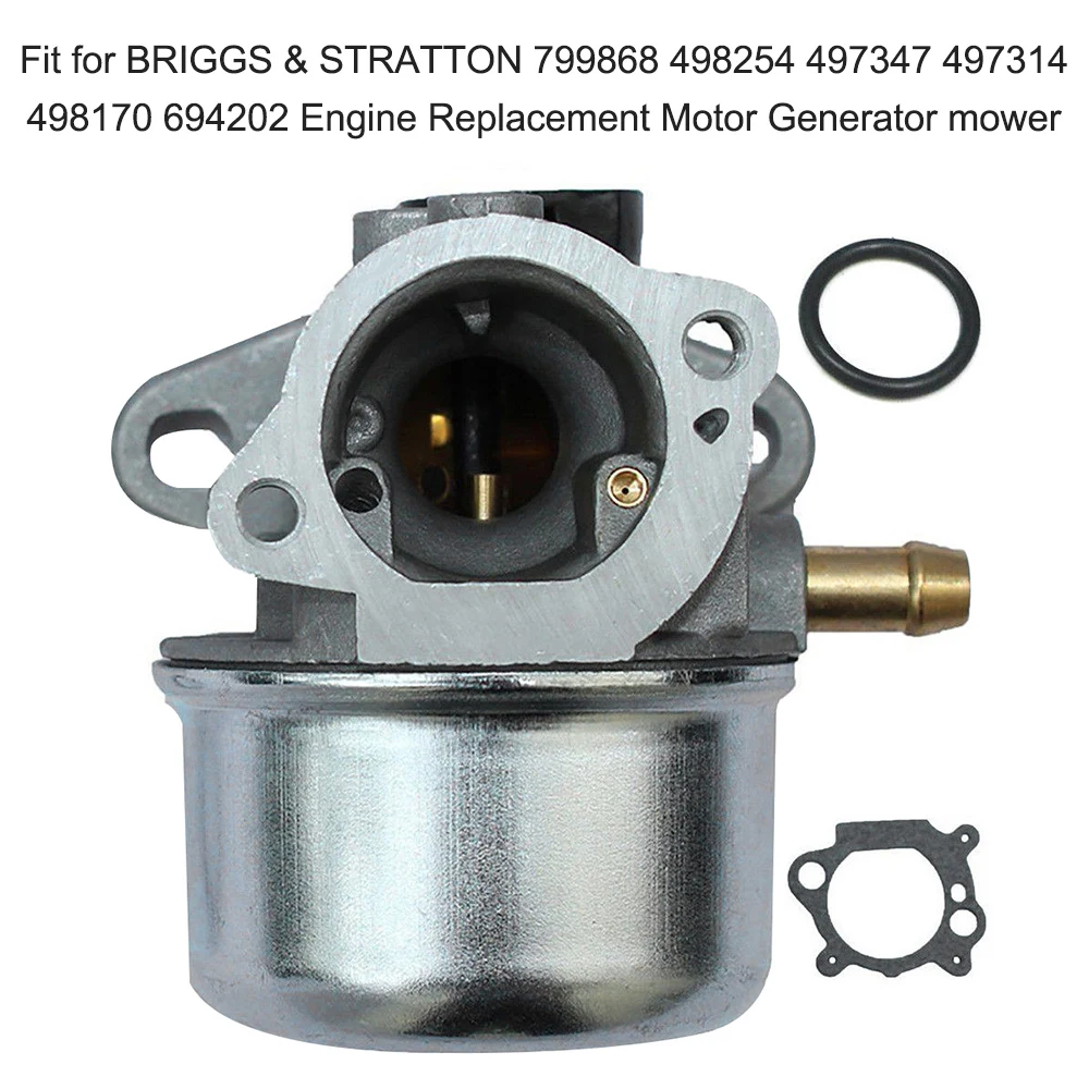 Карбюратор с прокладкой Подходит для BRIGGS &amp STRATTON 799868 498254 497347 497314 498170 694202 запасной