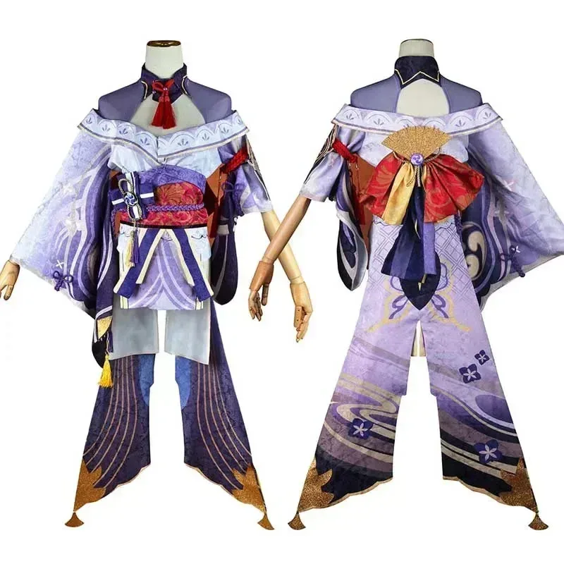 Фото ❤ HomChee COS Game Impact Косплей Костюм Raiden Shogun Baal Одежда Raiden Mei Полный комплект Платье Парик Головные уборы для ★ ❤ ★ №4