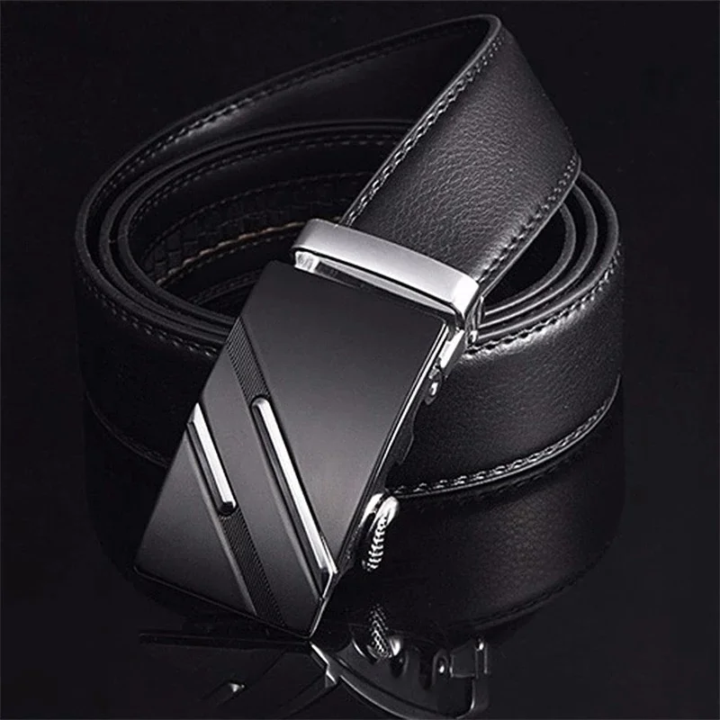 

[LFMB]Famous Brand Belt Men Top Quality enuine Luxury Leater Belts for Men,Strap Male Metal Automatic Buckle