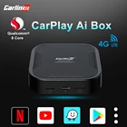 CarlinKit Carplay Ai Box Android Snapdragon 4G + 64G беспроводной Android Авто GPS 4G LTE умный Автомобильный Мультимедийный адаптер Youtube Netflix