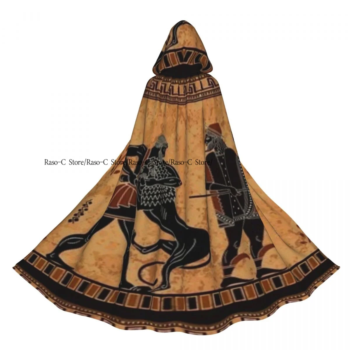 Двусторонний плащ унисекс с капюшоном для взрослых вампиров плащ-накидка в