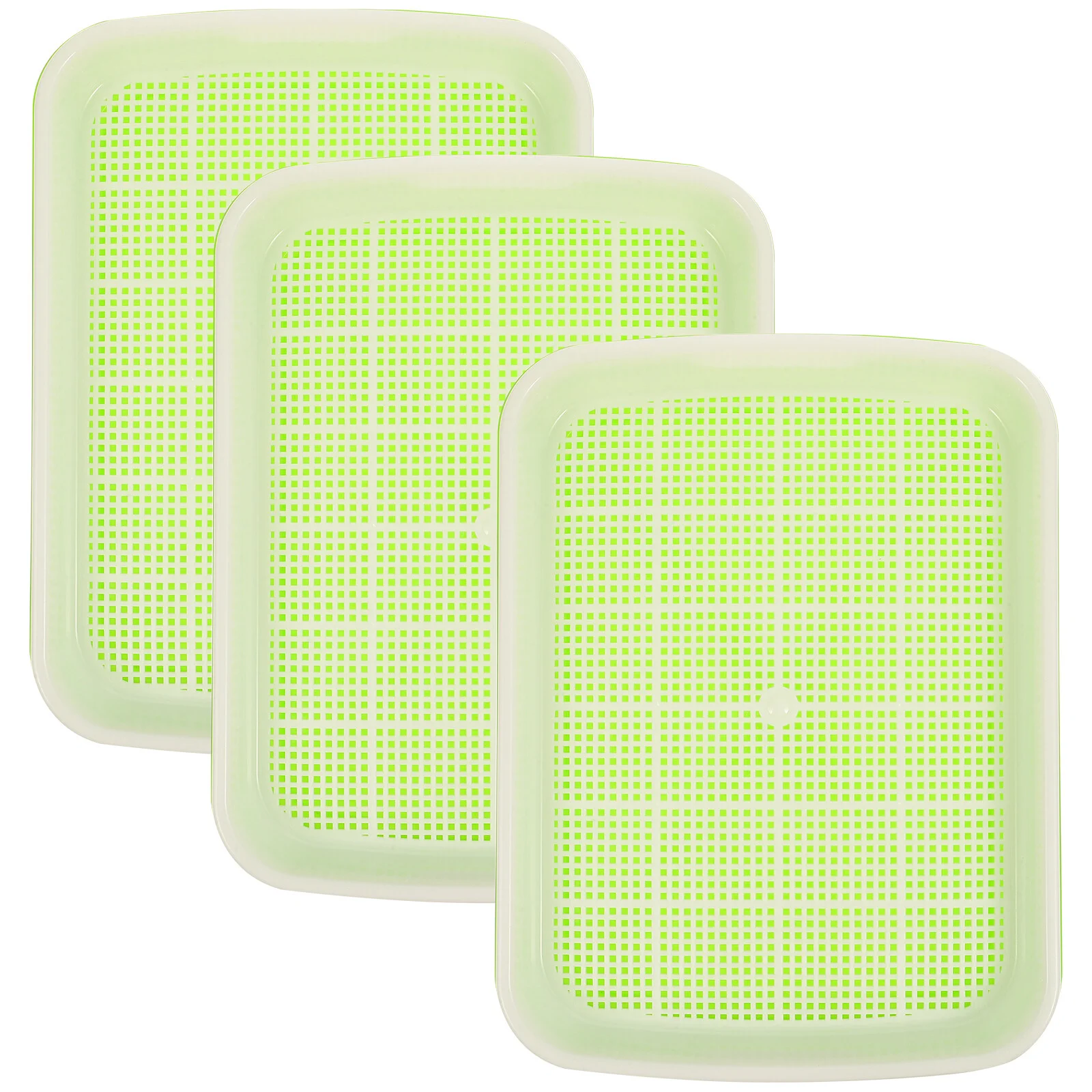 

3 Pcs Black Planters Germinating Plastic Go Containers Germination Machine Growing Starter Raw Material Planters