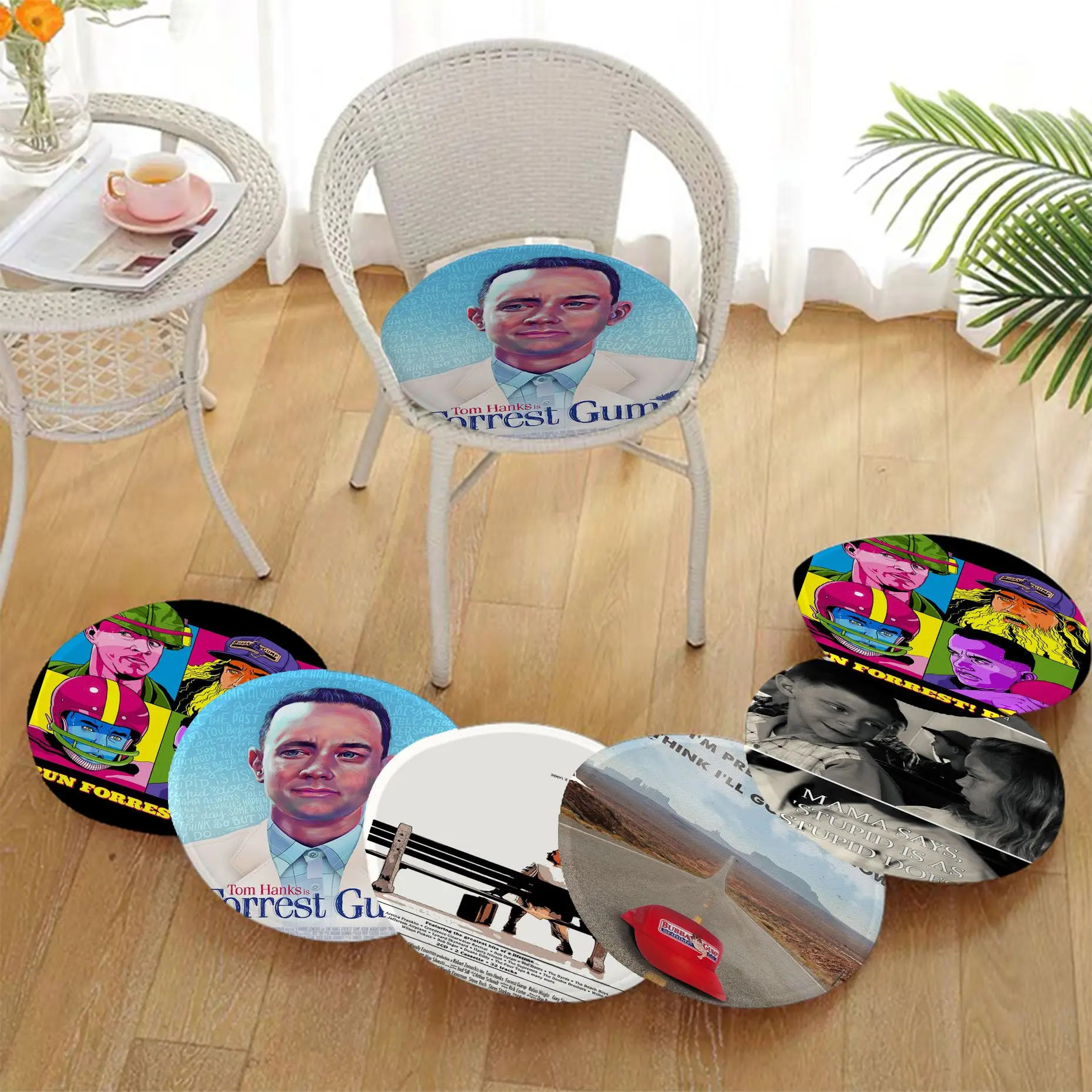 

Forrest Gump Tie Rope Meditation Cushion Stool Pad Dining Chair Tatami Seat Cushion Anti-Slip Cushions Home Decor