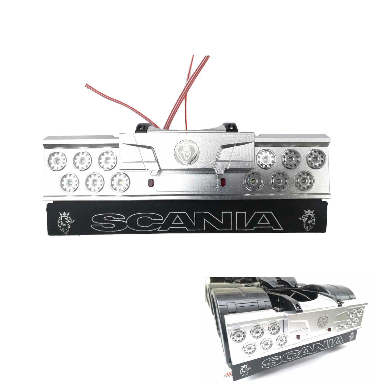 

Задний фонарь 1/14 градусов, задний фонарь, Радиоуправляемый трактор TAMIYA Scania King, модель для самостоятельной сборки автомобиля R620 56323