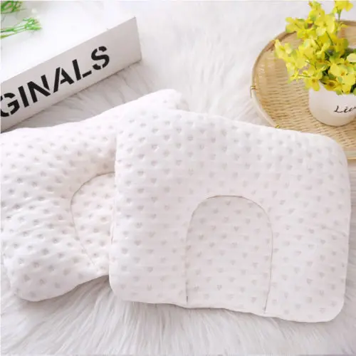 

Hot Infant Anti Roll Toddler Pillow Shape Toddler Sleeping Positioner Cushion Flat Head Protect Newborn Almohadas Baby Bedding