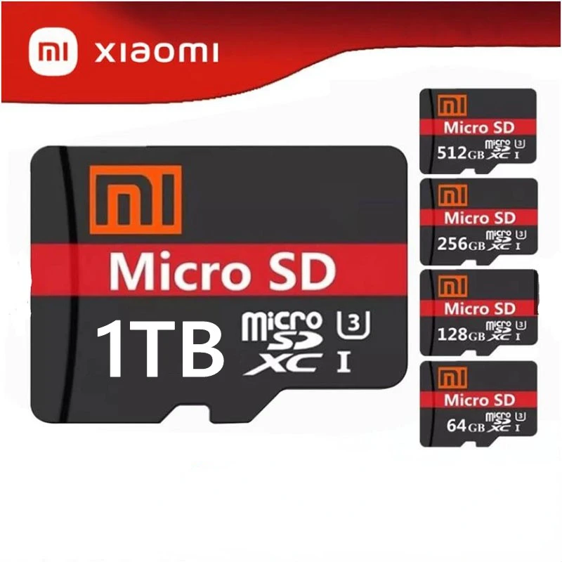 

XIAOMI Memory Card 512GB 256GB 128GB Micro TF SD Card Flash Class 10 High-Speed TF Memory Card For Smartphone Adapter