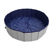 pvc collapsible bathing tub portable pet dog pool for dogs cats indoor outdoor foldable leakproof cat dog pet spa supplies