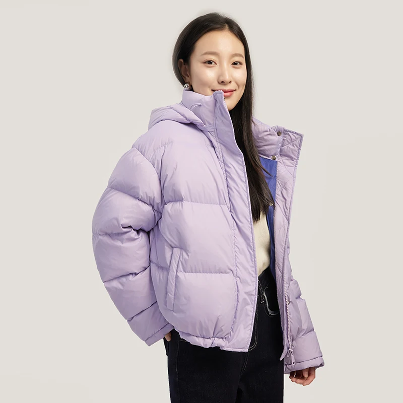 SHUCHAN Thick Casaco Feminino  90%  White Duck Down  Puffer Jacket Women  Winter  High Street  Hat Detachable  Pockets