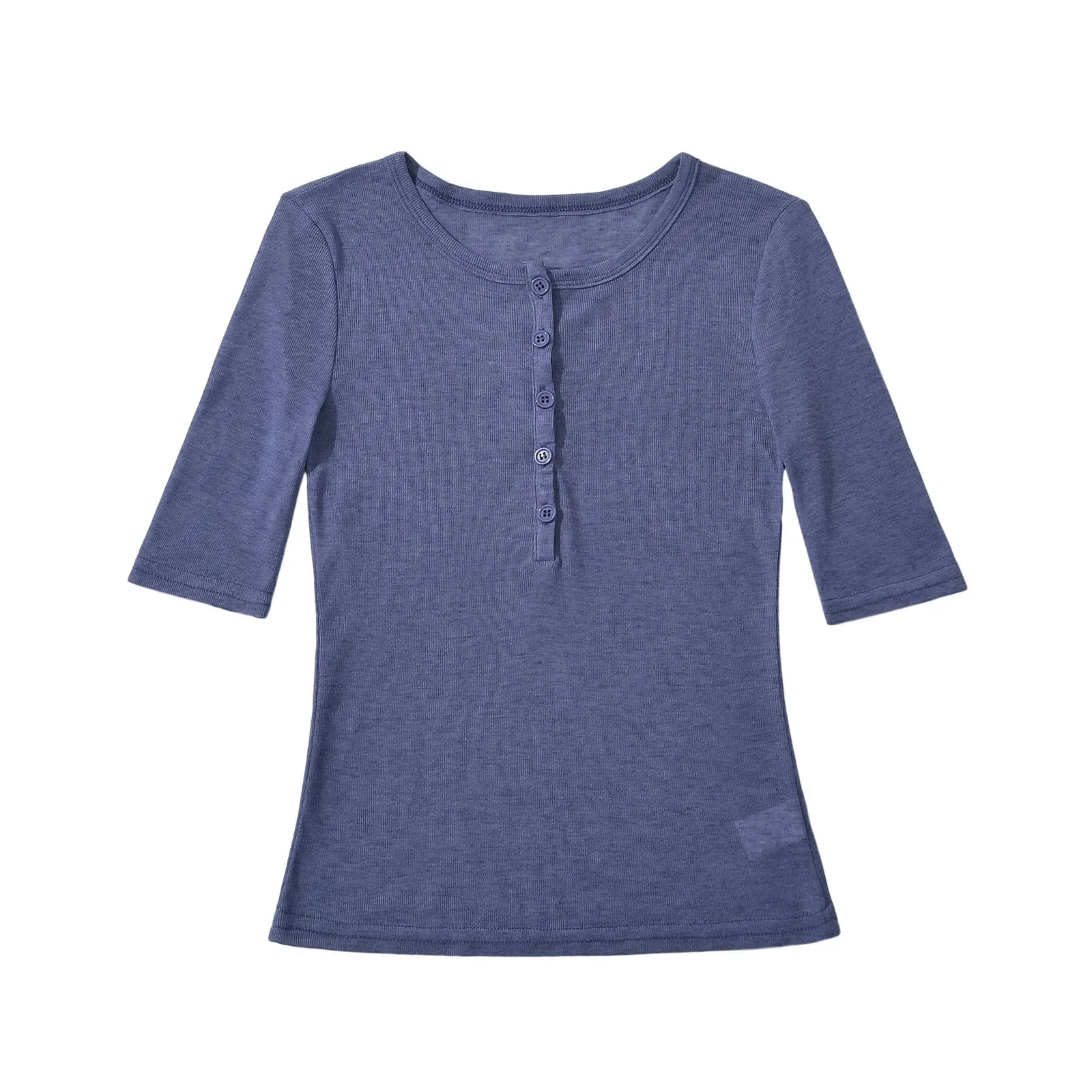 Летняя футболка с круглым вырезом и тонкими плечами женская сексуальная