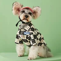 plaid shirt high quality clothes spring summer small dog coat fashionable cat t shirt chihuahua yorkshire poodle puppy sweater