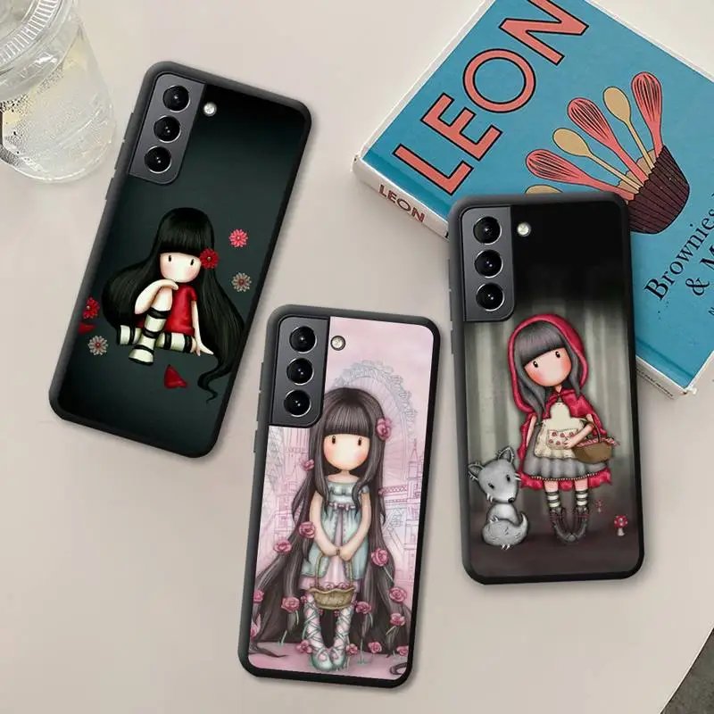 

Illustration Girl GorjussES Phone Case for Samsung Galaxy S22 S21 Ultra S20 FE S9 Plus S10 5G lite 2020 of SantoroES Soft Cover