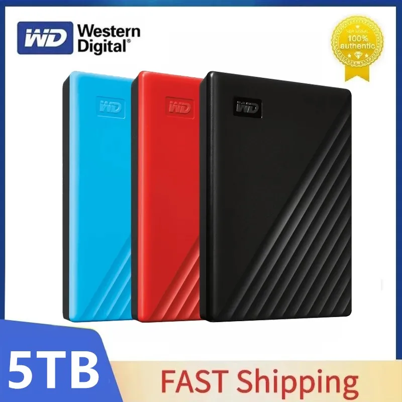 Жесткий диск Western Digital WD Elements на 5 ТБ жесткий HDD 2 дюйма 5T USB 3.0 портативный внешний 100%