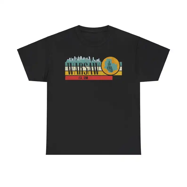 Столица Польши футболка топ для любителей Варшавы с важными