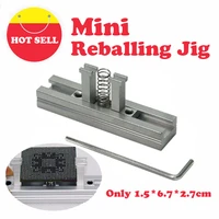 mini sliver bga reballing station directly heated stencil holder fixture template jig for bga rework repair kit