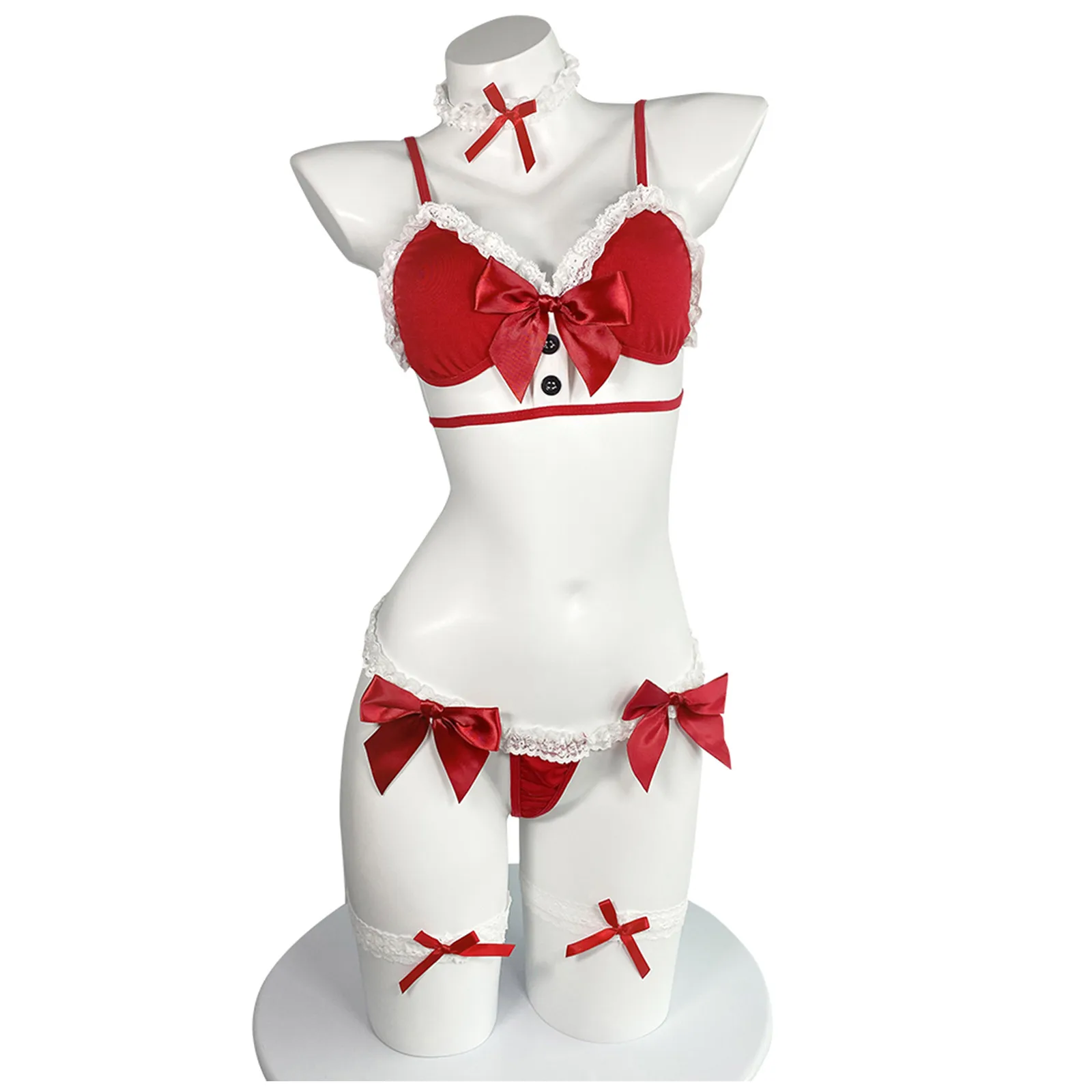 Топы с глубоким V-образным вырезом и шорты подвязки Пижамный костюм